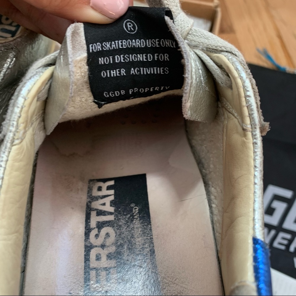 Golden Goose Silver Sneakers - Picture 10 of 11
